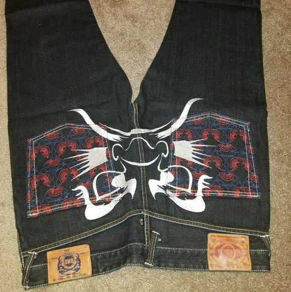 Red Monkey Denim Jeans - Picture 1 of 2